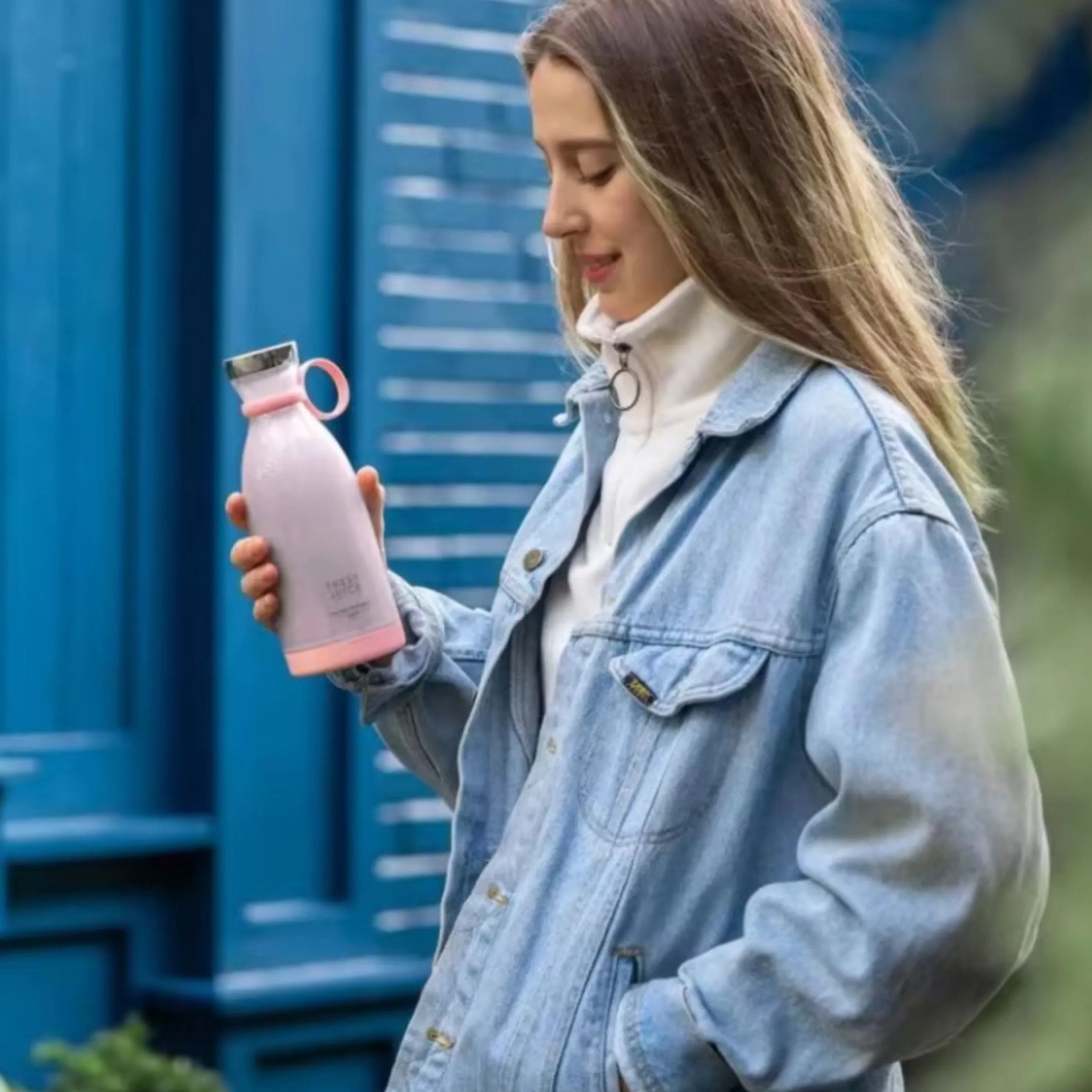 Mixeur Portable Pour Smoothies & Coktail, Avec USB Et Chargement Sans Fil 350ml 