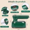  Fer à repasser vapeur portatif pliable 1000W 