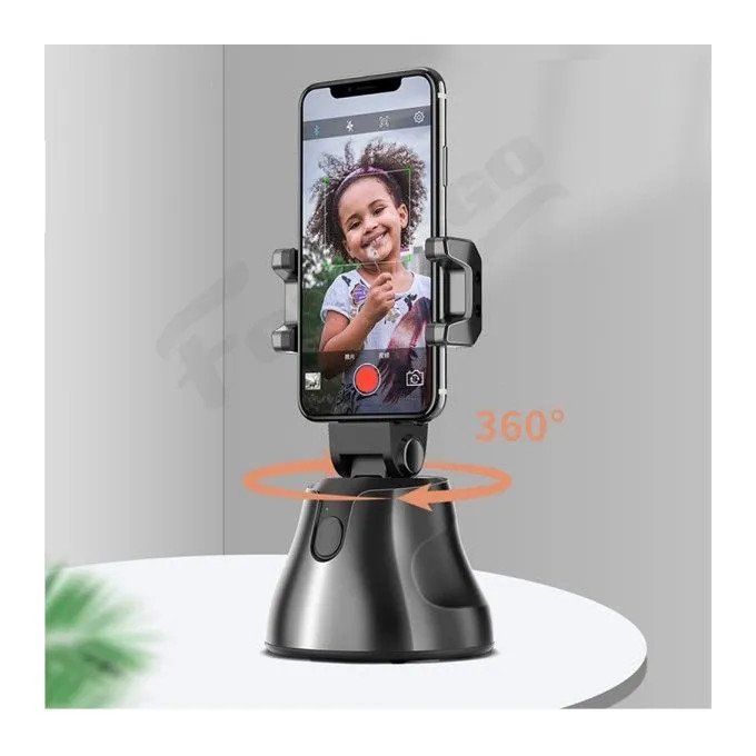 Support Rotatif Intelligent 360° – Détecteur De Mouvement – Noir 