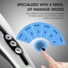 Appareil de Massage Hangsun Masseur Dos et Nuque Électrique Portable sans Fil Rechargeable Massage par Percussion avec 4 Têtes de Massage pour Soulager les Douleurs Musculaires