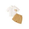 3 - 24 Months Bébé Garçon 2pcs Polo Shirt Avec Shorts