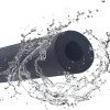 Tube en mousse d'isolation de tuyau, couvercle de tuyau noir, conservation de la chaleur, isolation de tuyau d'eau extérieure, gel, mousse