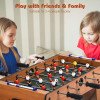 Foosball Table Set pour Enfants, Mini Soccer Jeu Jouet pour Famille Nuit et Parties - Jouet Éducatif pour Indoor Playrooms - Portable Miniature Soccer Set