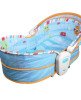 Mastela Transat Bébé 5 En 1 Lit Berceau Portable Avec Boîte Vibrante Musicale - 0 À 3Ans - Bleu