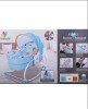 Mastela Transat Bébé 5 En 1 Lit Berceau Portable Avec Boîte Vibrante Musicale - 0 À 3Ans - Bleu