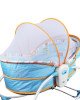 Mastela Transat Bébé 5 En 1 Lit Berceau Portable Avec Boîte Vibrante Musicale - 0 À 3Ans - Bleu