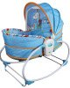 Mastela Transat Bébé 5 En 1 Lit Berceau Portable Avec Boîte Vibrante Musicale - 0 À 3Ans - Bleu