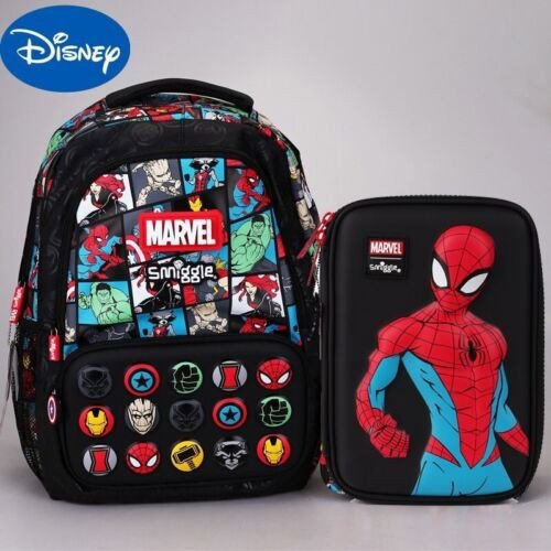 Marvel Avengers Spider-man Smiggle Sac à dos Sac à lunch Crayon Case 