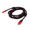 Câble HDMI 15 Mètres Tissés Avec Le Métal En Alliage De Zinc