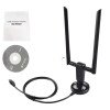 Adaptateur Wi-Fi ultra rapide Pix-Link, 1200 Mbps deux bandes à 2,4 GHz sur Wi-Fi 5GHz