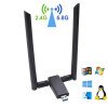 Adaptateur Wi-Fi ultra rapide Pix-Link, 1200 Mbps deux bandes à 2,4 GHz sur Wi-Fi 5GHz