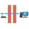 Cle WIFI USB WLAN Dongle 150Mbps 5dBi Wireless Adapter 2.4G 802.11 Network Noir